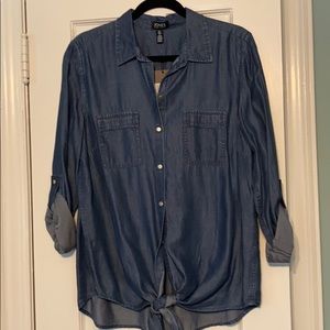 Denim top